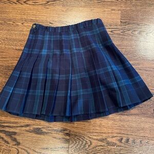 Plaid schoolgirl skirt